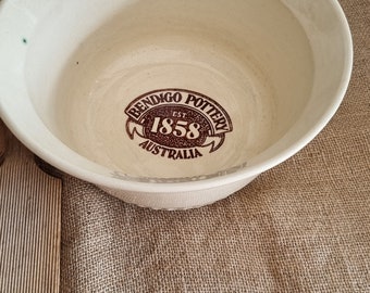 Large Vintage Bendigo Pottery mixing bowl