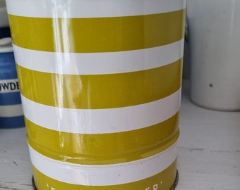 Vintage fairy sifter in mustard stripes