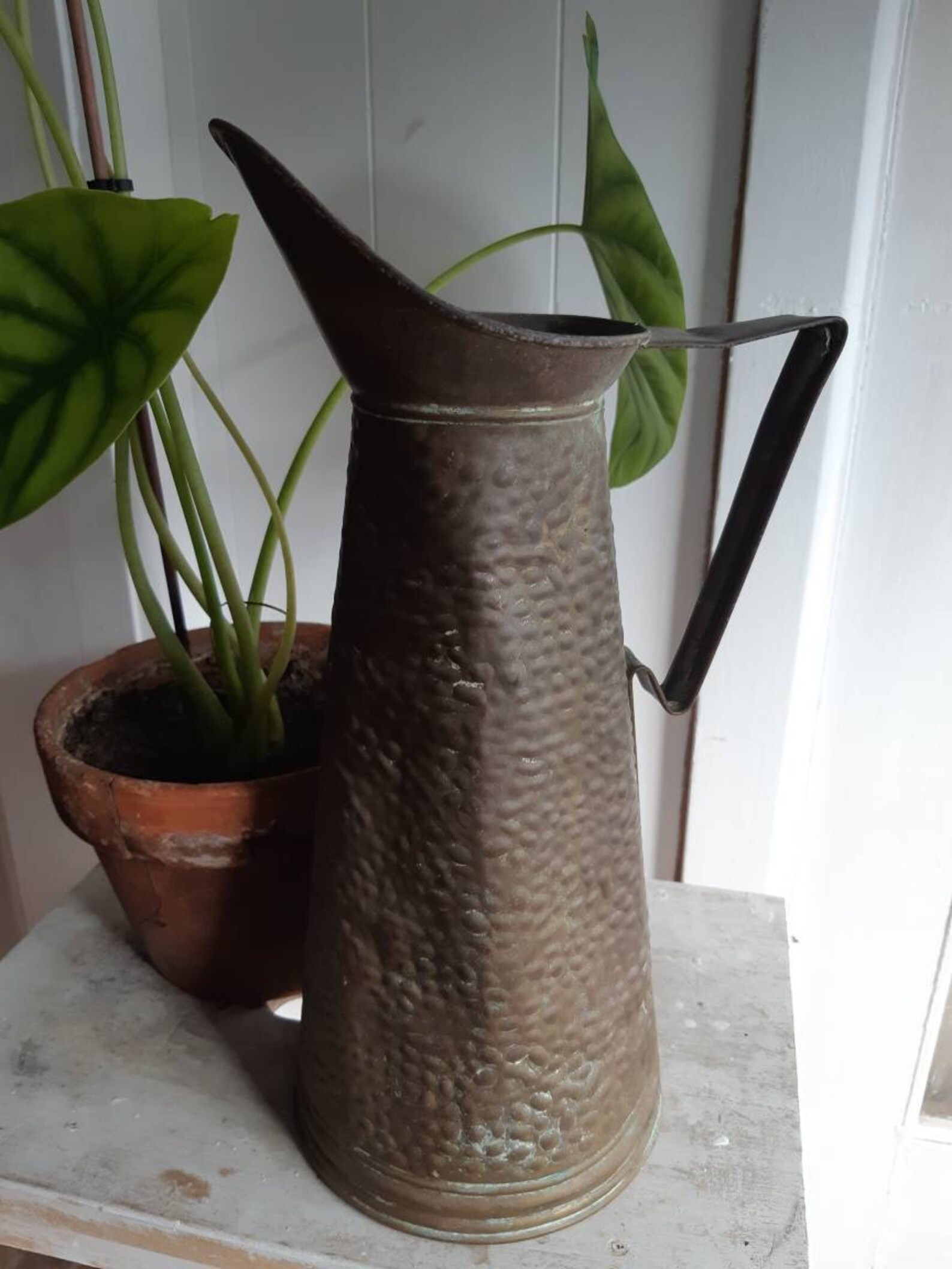 Vintage brass pitcher/jug Etsy