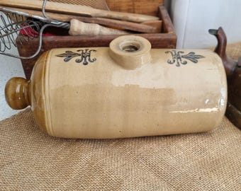 Bolsa de agua caliente de gres vintage