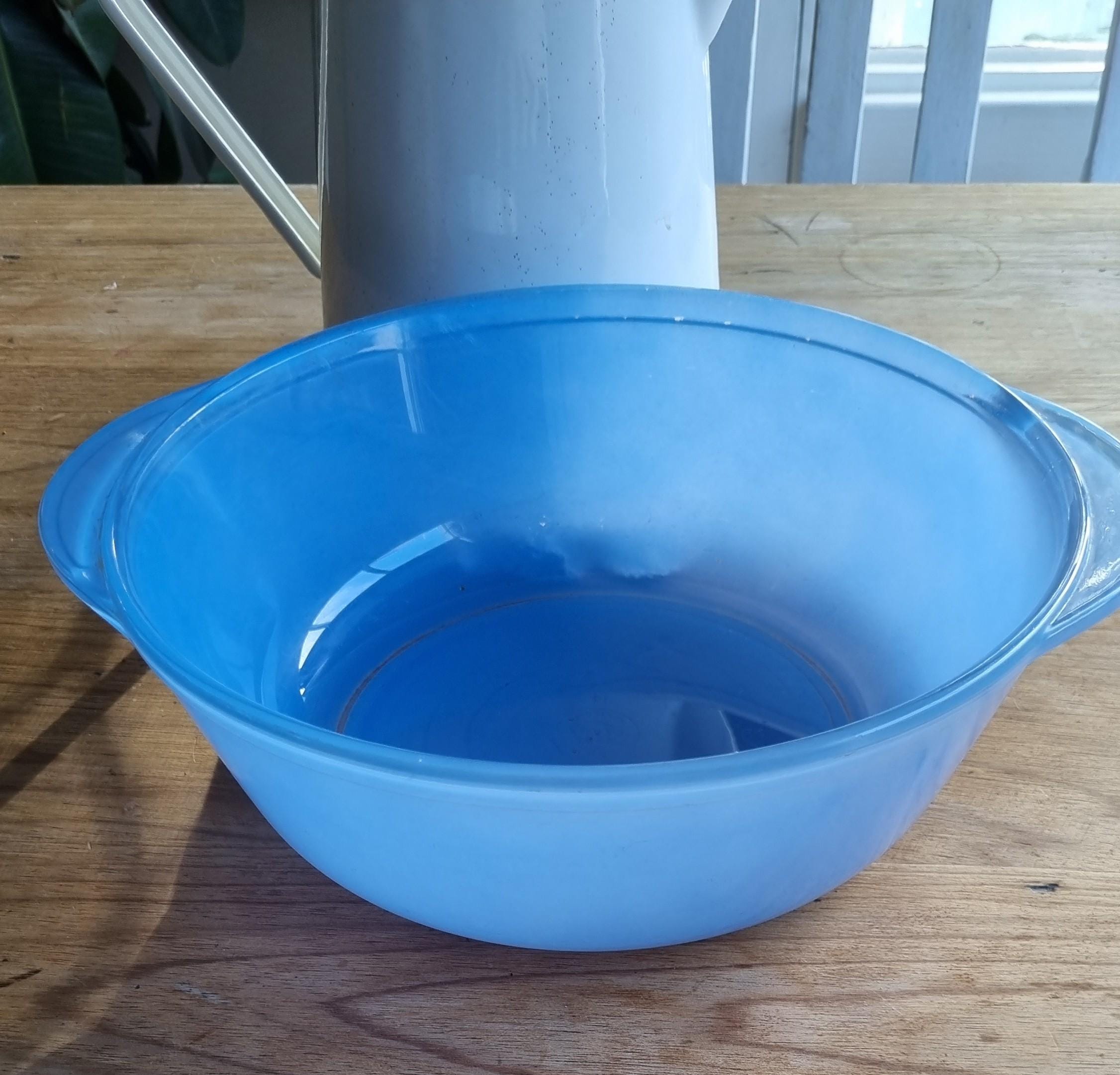 Stunning Blue Agee Pyrex Dish