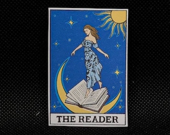 The Reader - Unique Tarot Card Bookish Sticker