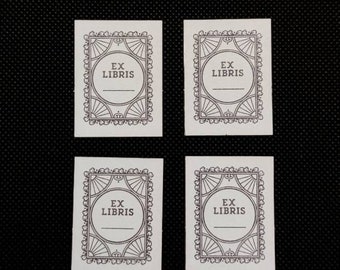 Ex Libris Stickers, 4-pack