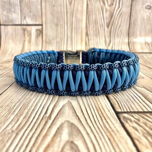 Paracord Halsband Blauer Traum DIY Set Bild 2