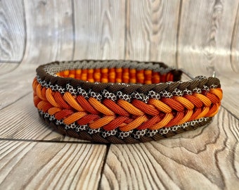 Paracord Halsband DIY | Orange