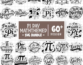 Pi Day Svg Bundle, Happy Pi Day Svg, Math Svg, Pi Day Shirt, Pi Day Png, Pi Day, Teacher Shirt Svg, Math Symbols Svg, Cut Files for Cricut