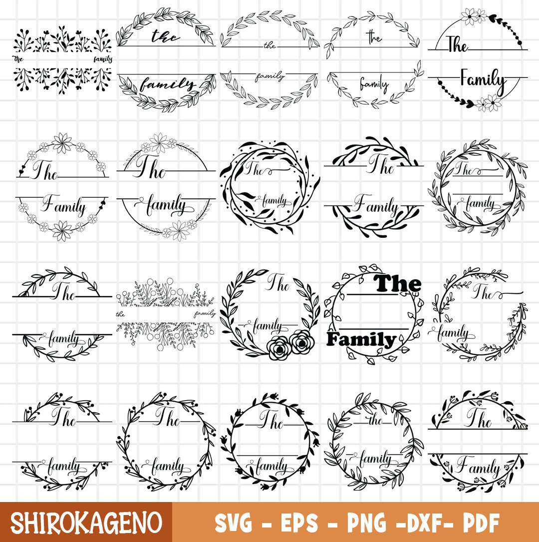 Family Sign Svg Bundle, Farmhouse Family Quote SVG Sign Bundle, Family ...