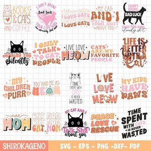 Cat Svg Bundle,Cat Shirt Svg,Cat Quotes Svg,Crazy Cat Lady Svg,Cat Lady Svg,Cat Sayings Svg,Cat Mama,Pet Silhouette,Cat Silhouette,Cat Clipart,Kitten Svg,Cat Mom Svg,Cat Lover Svg