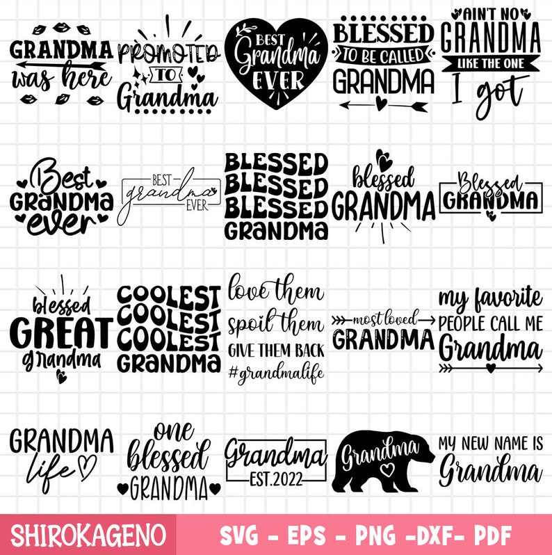 Grandma Svg Bundle,Grandma Shirt Svg,Grandma Life Svg,Grandma Heart Svg,Best Grandma Svg,Blessed Grandma Svg,Grandparents Svg,Grandma Svg,Grandkids Svg,Grandma Bundle Svg,Mothers Svg Bundle,Grandma Cut File,Motherhood Svg