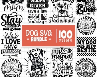 Pacchetto SVG con citazioni per cani, file tagliati per cani, mamma cane in formato Svg, amante dei cani in formato Svg, citazione del cane in formato Svg, dire del cane, design del cane, animale domestico in formato Svg, cane in formato Svg, clipart per cani