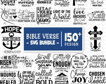 Bibel-Vers-Svg, Christians-Svg-Bundle, religiöses Art-Svg, Schrift-Svg, Bibel-Vers-Svg, gesegnetes Art-Svg, Gott-Svg, Glaube-Svg, schneide Dateien für Cricut
