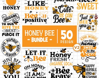 Honey Bee Svg Bundle, Bee Svg, Bee Png, Honeycomb Svg, Bee Clipart, Queen Bee Svg, Bee Hive Svg,  Cute Bee Svg, Bumble Bee Svg, Honey Svg V2