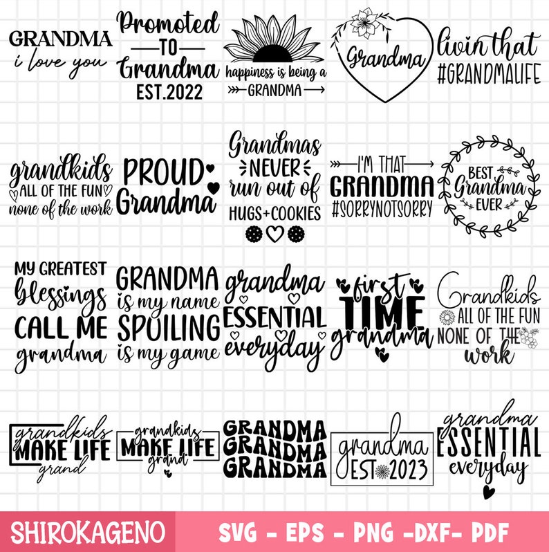 Grandma Svg Bundle,Grandma Shirt Svg,Grandma Life Svg,Grandma Heart Svg,Best Grandma Svg,Blessed Grandma Svg,Grandparents Svg,Grandma Svg,Grandkids Svg,Grandma Bundle Svg,Mothers Svg Bundle,Grandma Cut File,Motherhood Svg