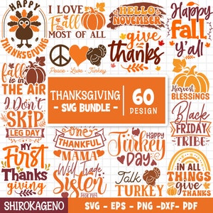 Thanksgiving Svg Bundle, Fall Autumn Svg, Pumpkin Svg, Fall Svg, Autumn Svg, Hello Fall Svg, Fall Sign Svg Png, Cricut Silhouette Png