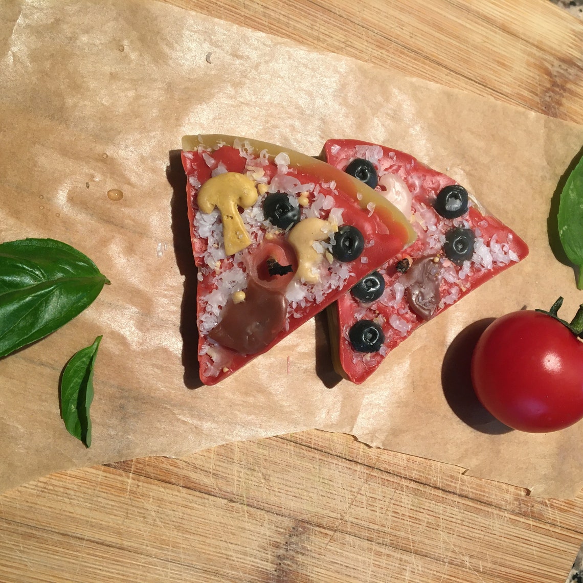 6 piece of Pizza Candle for Pizza Lovers Unique Design Etsy