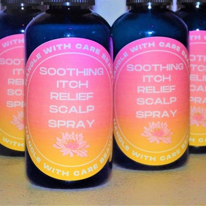 Soothing Itch Relief Scalp Spray |Itchy Scalp Spray| Braid Spray| Soothing Hair Mist| Hair Care| Scalp Spray| Protective Hairstyle Spray