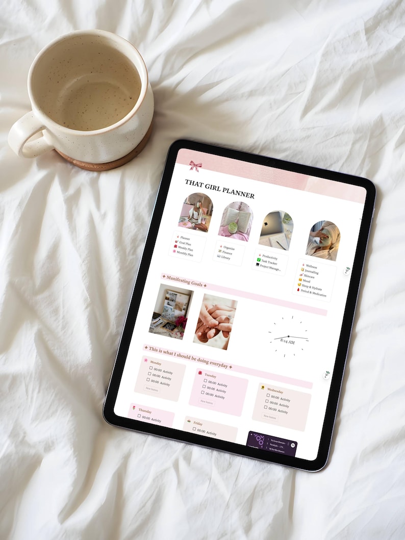 2026 Notion That Girl Planner | Life & Wellness Template (digital ...