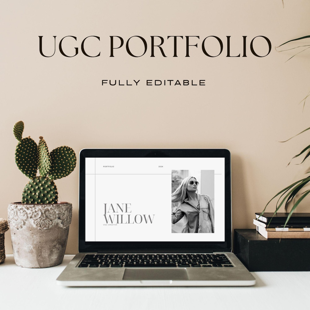 UGC Canva Portfolio Template , UGC Website Template, UGC Media Kit ...