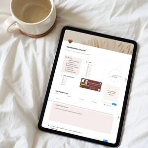 2026 Notion Manifestation Journal | Vision Board, Affirmations (Digital Template)