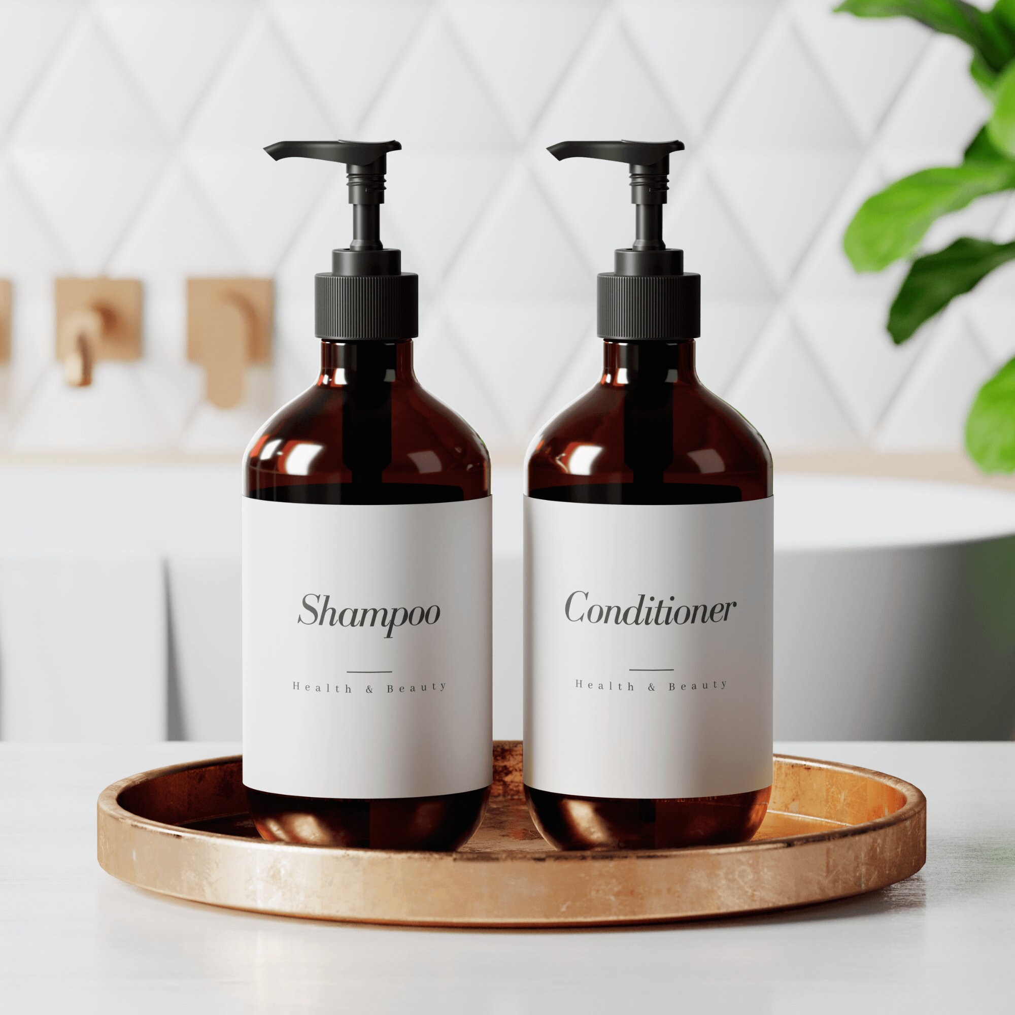 Printable Bathroom Organization Labels | for Storage Jars, Bottles or Canisters | Printable ...