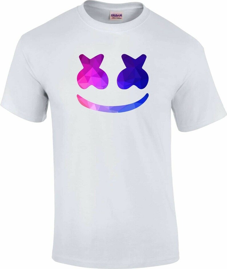 DJ MARSHMELLO Face mask top skin Mens Kids gaming T shirt/Top Etsy