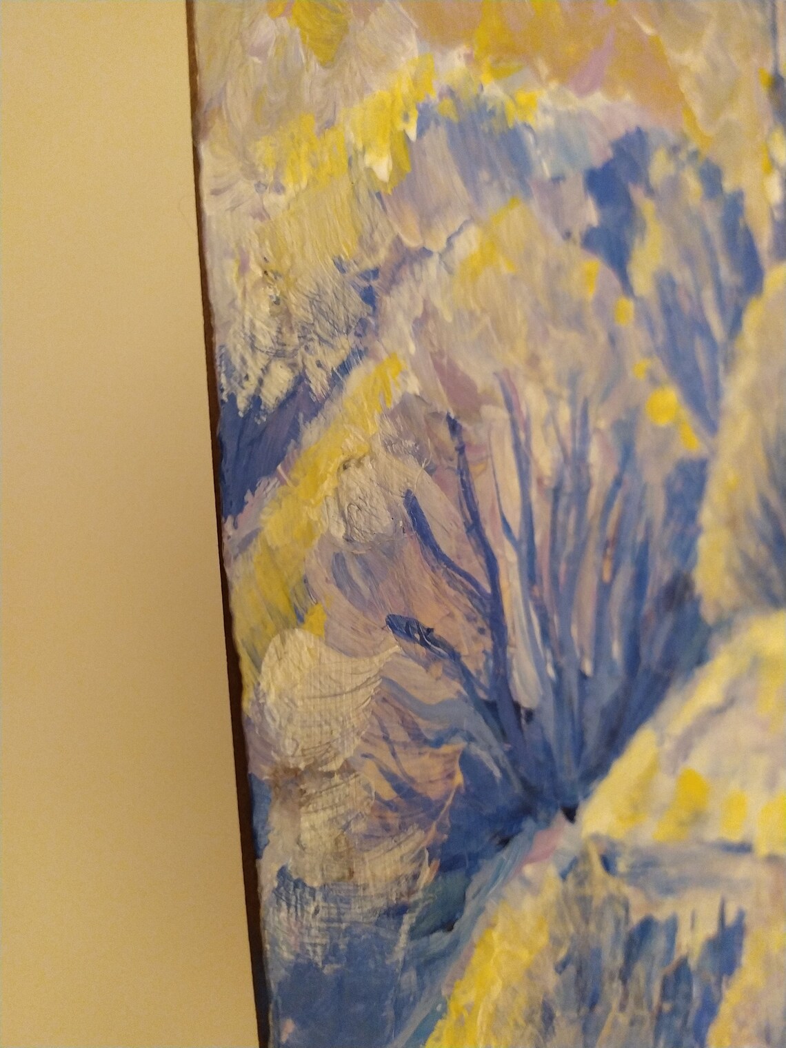 ORIGINAL Art Oil Painting on Hardboard Urban Landscape Art Etsy