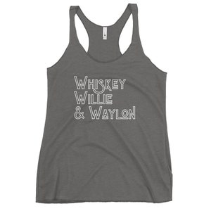 Whiskey Willie & Waylon Racerback Tank