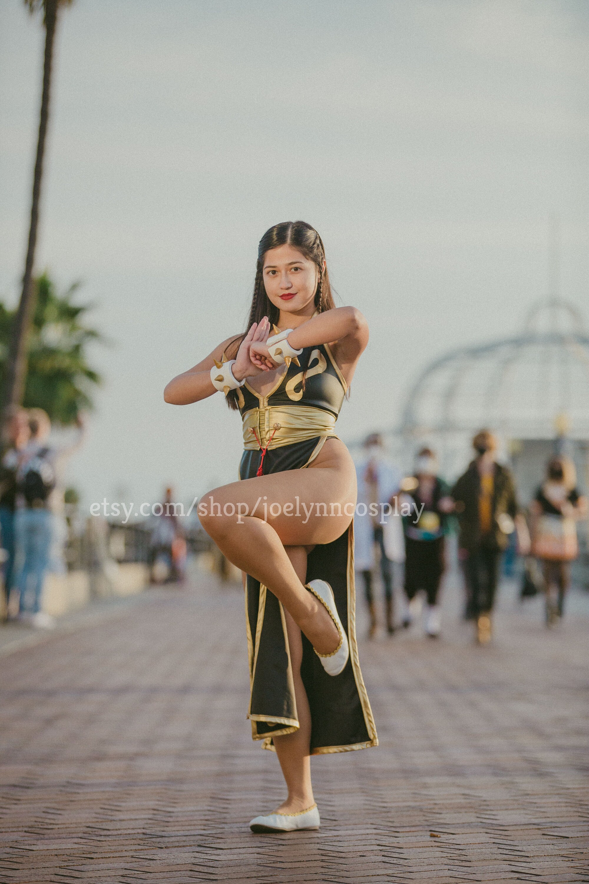 chun li cosplay black dress Chun Li Cosplay Costume Game Street Fighter Chunlee Cos Cheongsam Set Dress  Skirt Wig Bracelet Accessories Battle Dress Chun-Li