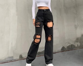 Ripped Jeans for Teens - Etsy