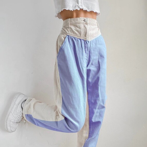 Y2K 5 Color High Waisted Corduroy Pants & Vintage Loose | Etsy