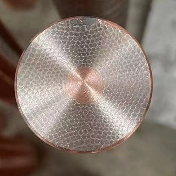 32mm OD Superconductor round rod, 1.2 mm diameter NbTi wire and 10mm copper core, superconductor ring, coin. Stock in USA