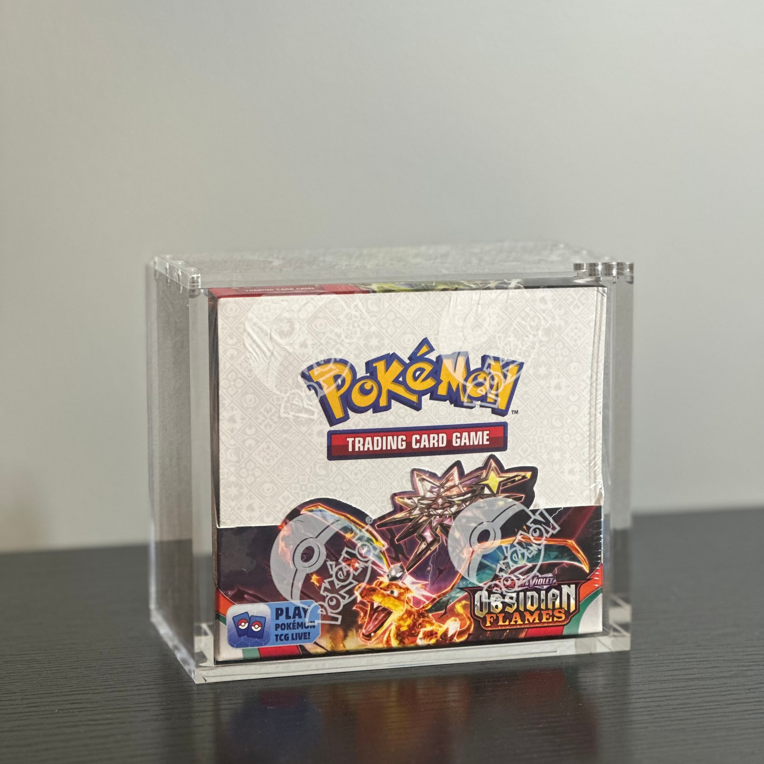 thumbnail image 2 of Acrylic Display Case For Pokémon Booster Box – Magnetic Closure, Clear Storage 2 of 6