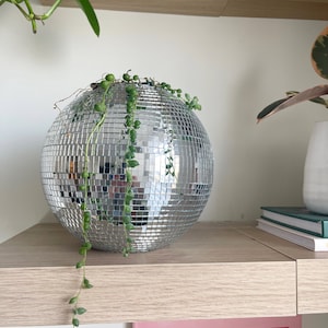 Disco Ball Planter | Small mirror pieces