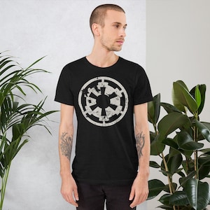 Imperial Cog T-Shirt | Galactic Empire Shirt | Star Wars Imperial Logo Tee | Dark Side Star Wars Shirt | Unisex Star Wars T-Shirt
