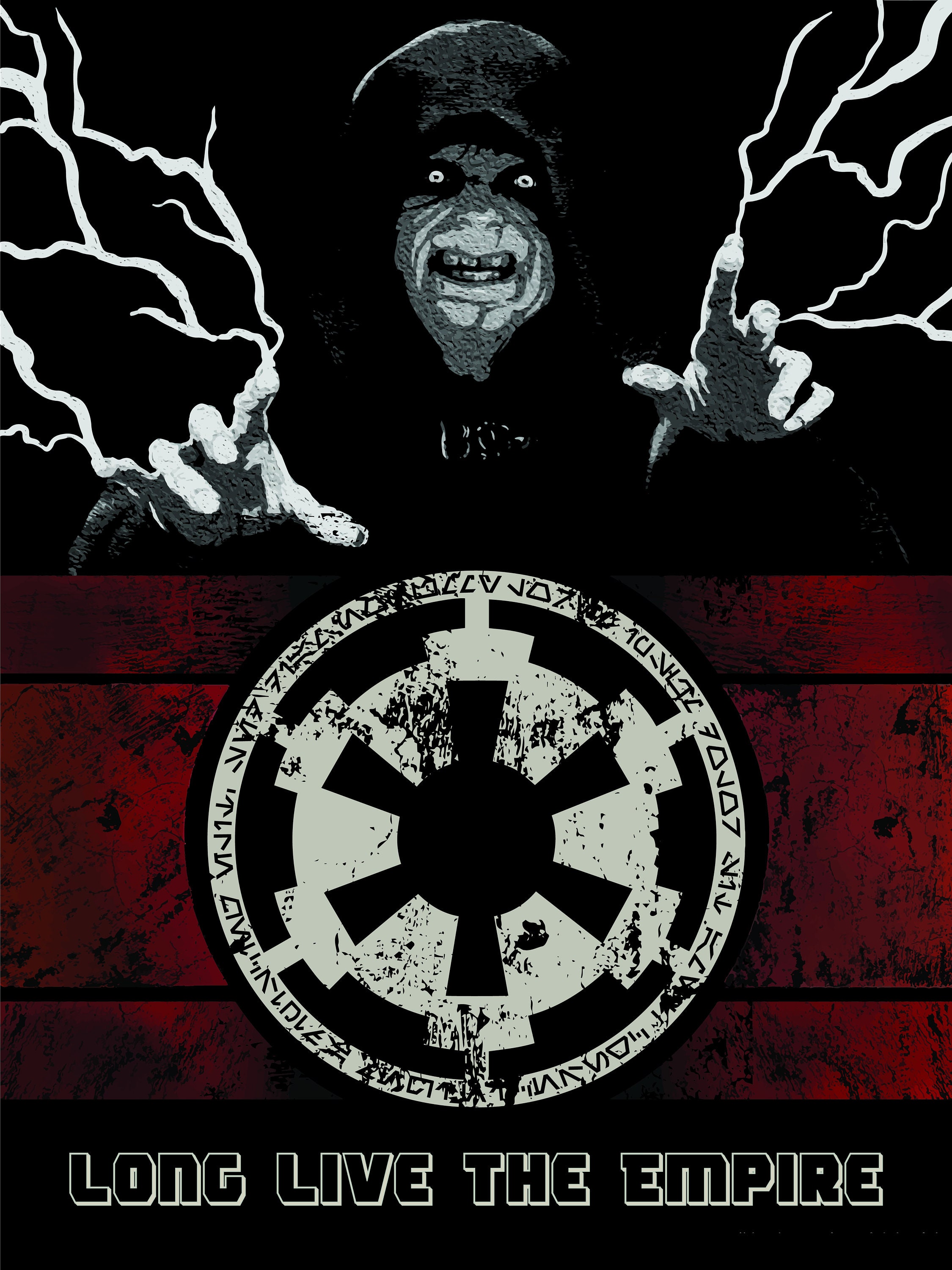 【EMPiRE】MAHO EMPiRE   Tシャツ  XL LAST LIVE Godzilla x Kong: The New Empire Shimo T-shirt