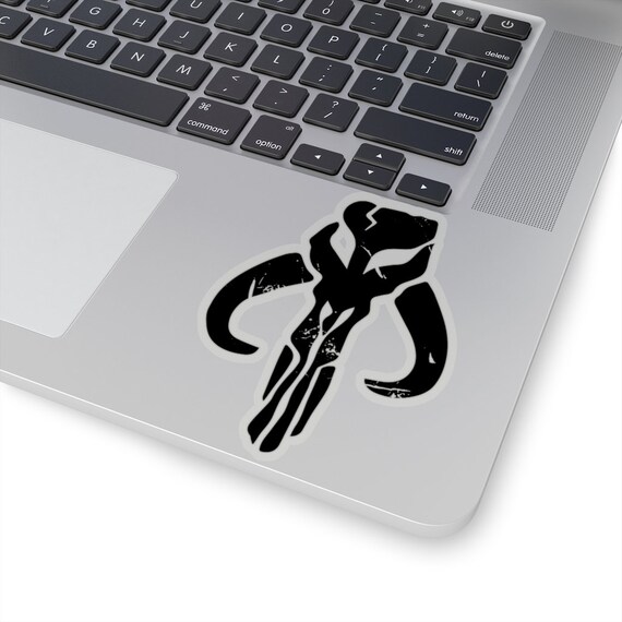 Large Mandalorian Logo Sticker – Boba Fett Inspired – Darkside Ltd
