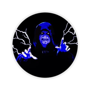 Darth Sidious Sticker | Emperor Palpatine Force Lightning | Sci Fi Kiss-Cut Decal | Sith Lord Sticker | Dark Side Art