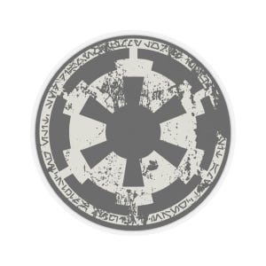 Imperial Crest - Imperium Galaktyczne - Niech Żyje Imperium - Naklejki Kiss-Cut