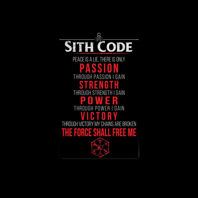 sith code sweatshirt