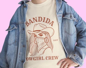 Bandida cowgirl crew Unisex Heavy Cotton Tee