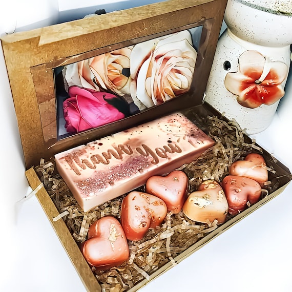 Thank You Wax Melts Gift Box, Highly Scented, Long Lasting, Eco