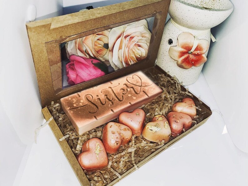 Wax melts gift box for Sister perfect Sister gift for Sister With Brown Burner