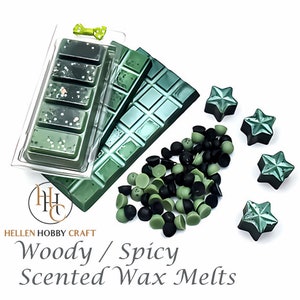 Woody / Spicy scented wax melts, pick your favorite scent from the list