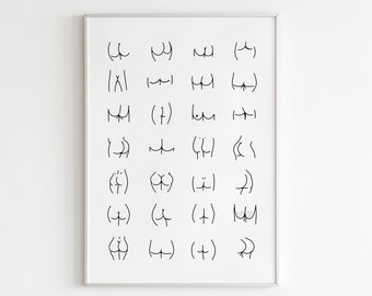 Butt Art, DIGITAL DOWNLOAD, Nice bum, Funny bathroom signs, Self love, Sexy butt, Funny butt art, Body positive art, Feminist print