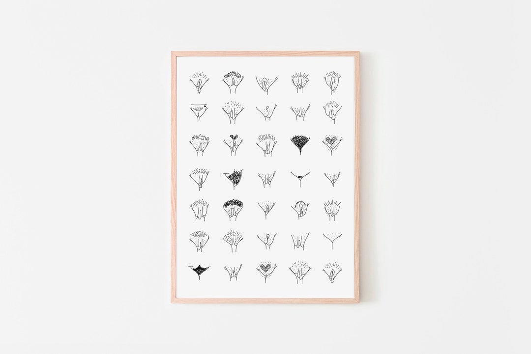 Vagina Art DIGITAL DOWNLOAD Bathroom Wall Art Nude Art Pussy vagina-art-digital-download-bathroom-wall-art-nude-art-pussy