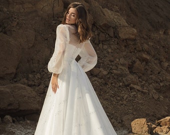 Modest Wedding Dress - Etsy