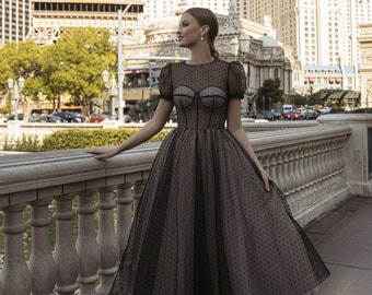 Black Evening Dress - Etsy
