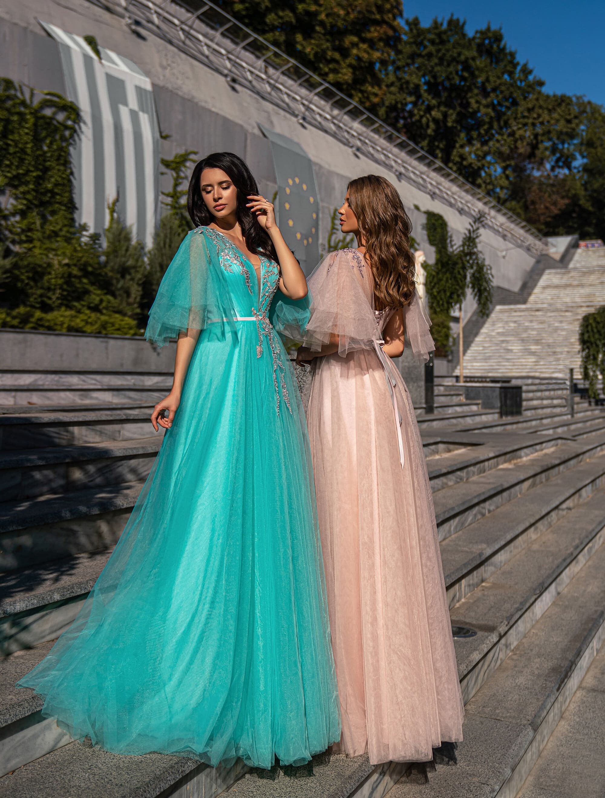 Fairy Prom Dress Dress With Short Flutter Sleeve Tulle - Etsy UK