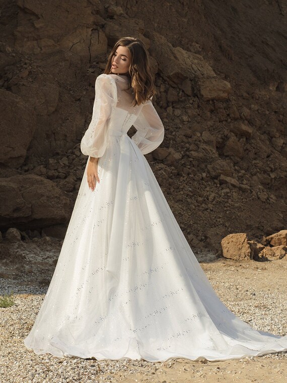 long sleeve modest bridesmaid dresses