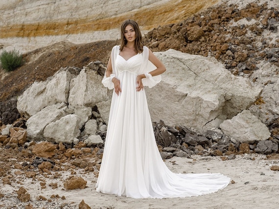 grecian wedding dress